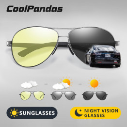 2020 Aviation Driving Photochromic Sunglasses Men Polarized Glasses Women Day Night Vision Driver Eyewear UV400 zonnebril heren