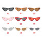 2020 fashion sunglasses woman brand Designer vintage retro triangular cat eye glasses oculos De Sol Transparent ocean uv400