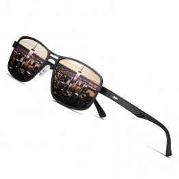 AOFLY Brand 2020 Fashion Sunglasses Men Polarized Square Metal Frame Male Sun Glasses Driving Fishing Eyewear zonnebril heren