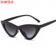 DJXFZLO 2020 new sunglasses women retro colorful transparent small colorful fashion Cat Eye Sun glasses UV400 oculos de sol