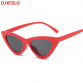DJXFZLO 2020 new sunglasses women retro colorful transparent small colorful fashion Cat Eye Sun glasses UV400 oculos de sol