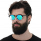 Fashion Mens Club Round Sunglasses Polarized Womens Brand Designer Polaroid Double Bridge Sunglasses Oculos de sol 2020