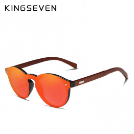KINGSEVEN DESIGN 2020 Natural Handmade Wood Sunglasses Men Sun Glasses Women Brand Design Original Rosewood Glasses Oculo