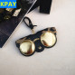KPAY Unique PU Leather Glasses Bag Cartoon Multi-function Eyeglasses Case Women Sunglasses Storage Protection Ins Popular Cute
