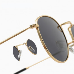 LeonLion 2020 Fashion Retro Sunglasses Men Round Vintage Glasses for Men/Women Luxury Sunglasses Men Small Lunette Soleil Homme