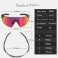NRC 3 Lens UV400 Cycling Sunglasses TR90 Sports Bicycle Glasses MTB Mountain Bike Fishing Hiking Riding Eyewear