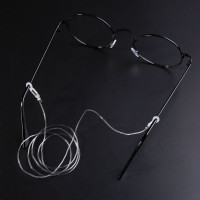 New 1 Pc Unisex Transparent Eyeglasses Anti Slip Strap Stretchy Neck Cord Outdoor Eyewear String Sunglasses Rope Band Holder