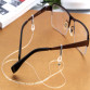 New 1 Pc Unisex Transparent Eyeglasses Anti Slip Strap Stretchy Neck Cord Outdoor Eyewear String Sunglasses Rope Band Holder