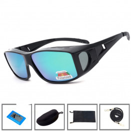 Newboler Fit Over Fishing Glasses Polarized Coating Lens Clip on Sunglasses Sports  Eyewear For Men Women Driving Camping peche