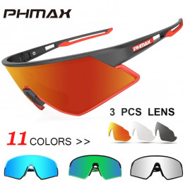 PHMAX Ultralight Polarized Cycling Sun Glasses 11 Color Outdoor Sports Bicycle Glasses Men Women Bike Sunglasses Goggles Eyewear