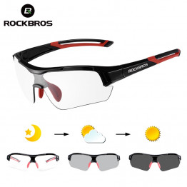 ROCKBROS Photochromic Cycling Bicycle Bike Glasses Outdoor Sports MTB Bicycle Bike Sunglasses Goggles Bike Eyewear Myopia Frame