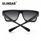 Retro Square Polarized Sunglasses Women Men Brand Design Driving Sun Glasses for Women Men Black