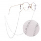 SKYRIM Heart Glasses Chain Cord Holder Neck Strap Rope Eyeglasses Gold Color Silvery Lanyard for Women Reading Glass Sunglasses