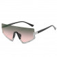 Summer Trendy Sunglasses UV400 Geometric Lens Eyewear Semi-rimless Sun Glasses For Women Men 2020 Streetwear