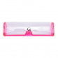 Transparent PVC Eshylala-Soft Eye Glasses Plastic Protector Case Metal Button Sunglasses Box