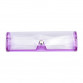 Transparent PVC Eshylala-Soft Eye Glasses Plastic Protector Case Metal Button Sunglasses Box